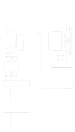 podorys 2 izbového bytu H