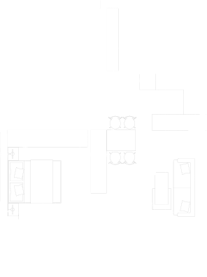 podorys 2 izbového bytu R